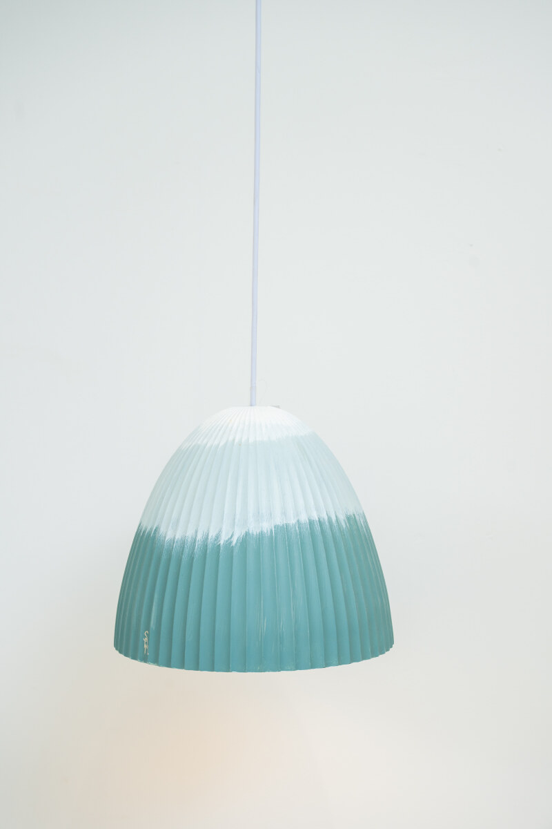 Rond 30x25cm Tye Dye Celadon